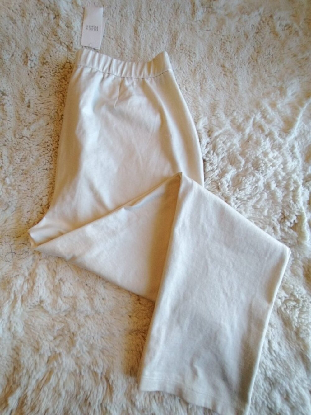 NWT Eileen Fisher Organic Cotton Stretch Pants - Soft White - Size M